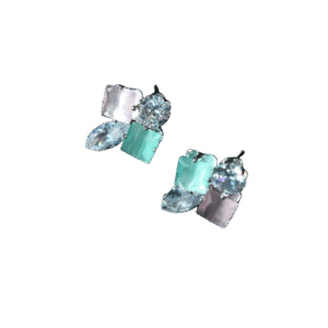 Multicolor Crystal Stud Earrings