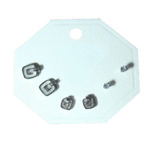 Silver-Tone Crystal Stud & Hoop Earring Set (Pack of 3)